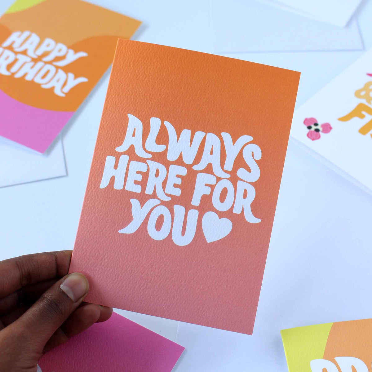 Always Here For You Greeting Card Blank Greeting Card Online Tihara Smith