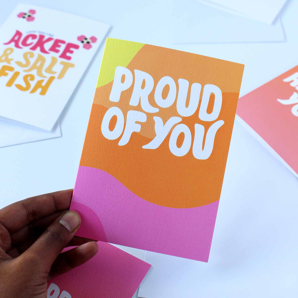 Proud Of You Greeting Card Blank Greeting Card Online Uk Tihara Smith