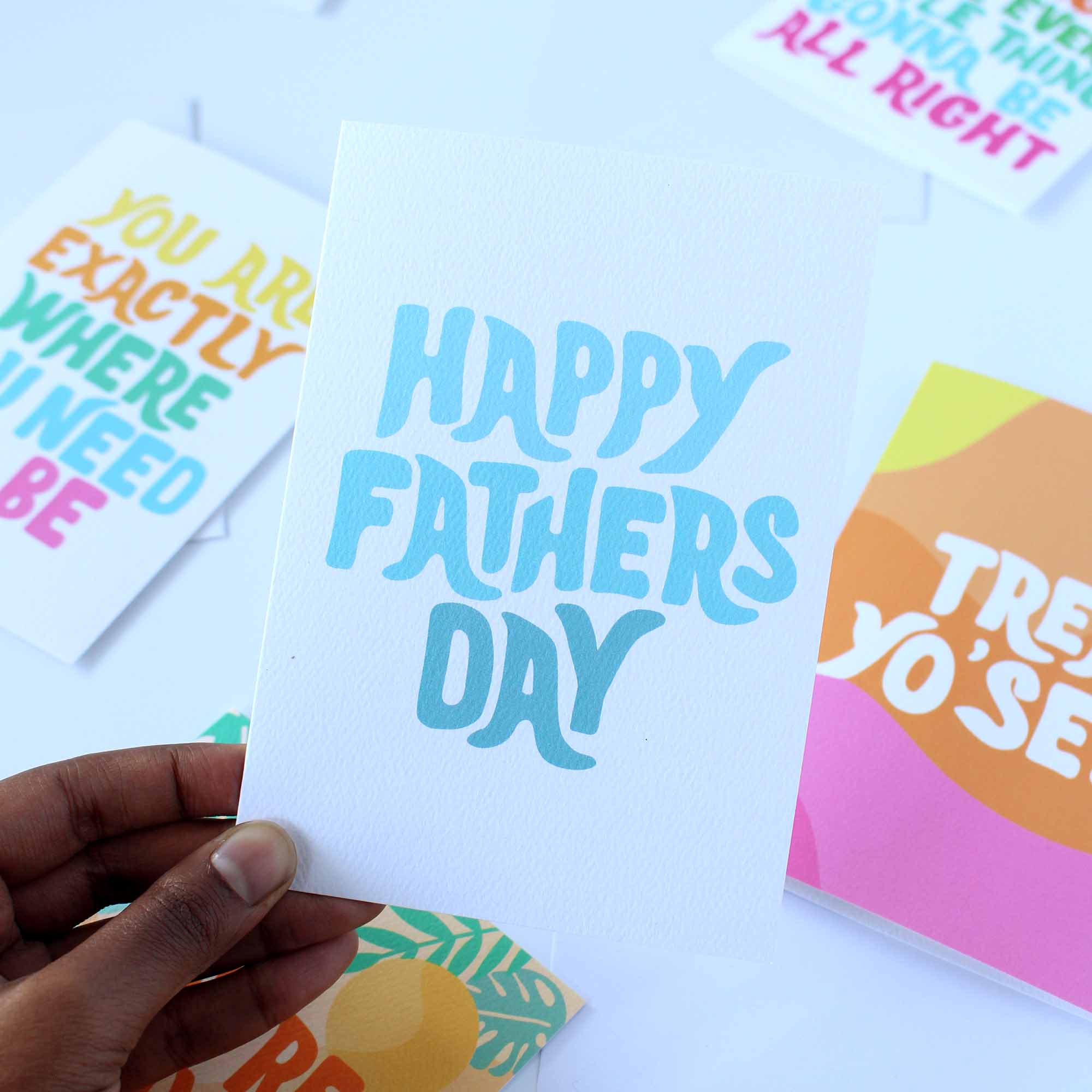 Happy Father's Day Greeting Card - Blank Greeting Card Online – Tihara ...