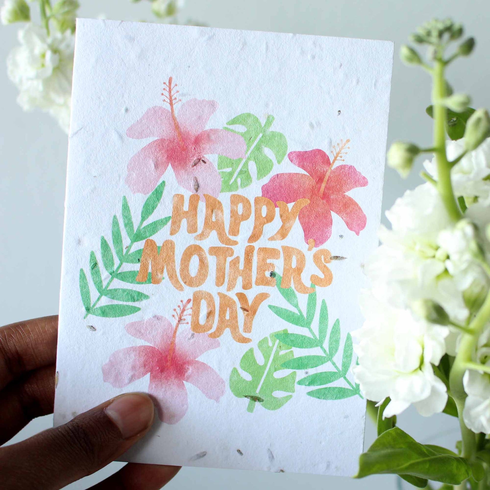 Happy Mother S Day Greeting Card Plantable Card Uk Seed Paper Tihara Smith