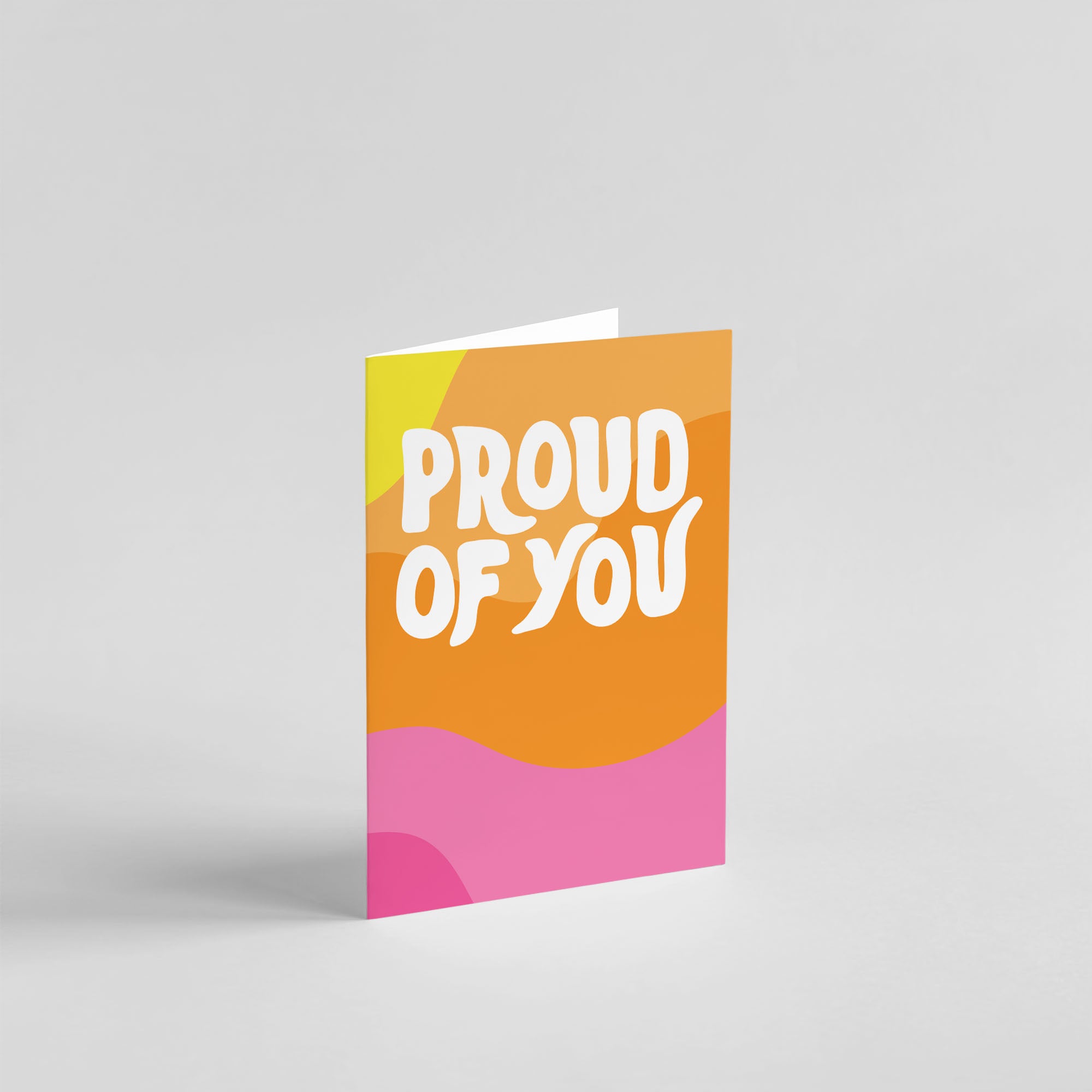 Proud Of You Greeting Card - Blank Greeting Card Online UK – Tihara Smith